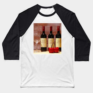 Wine Still Life Baseball T-Shirt